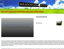 Tablet Screenshot of meadowlark.co